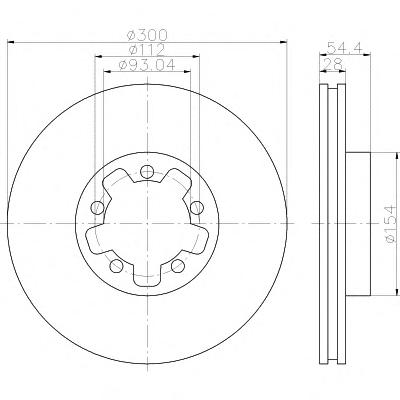 Тормозной диск TEXTAR