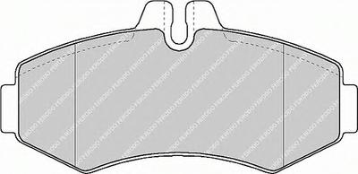 Комплект тормозных колодок, дисковый тормоз FERODO FVR1304