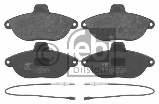 Комплект тормозных колодок, дисковый тормоз FEBI BILSTEIN
