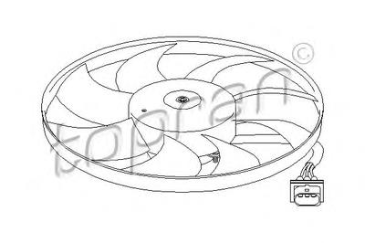 Вентилятор, охлаждение двигателя TOPRAN
