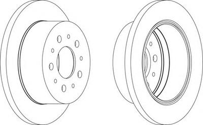 Тормозной диск FERODO DDF1145