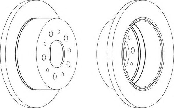 Тормозной диск FERODO