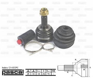 ШРУС PASCAL G14030PC