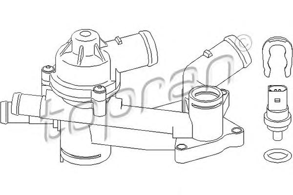 Корпус термостата TOPRAN