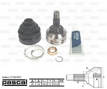 ШРУС PASCAL G1C010PC
