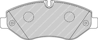 Комплект тормозных колодок, дисковый тормоз FERODO FVR4036