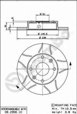 Тормозной диск BREMBO