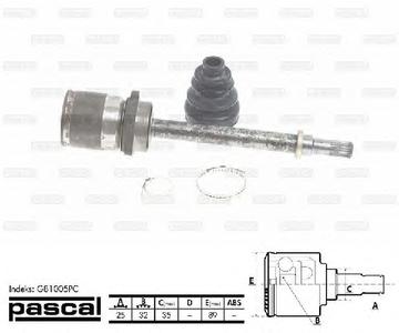 ШРУС PASCAL G81005PC