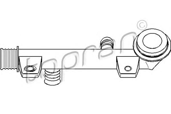 Фланец охлаждающей жидкости TOPRAN