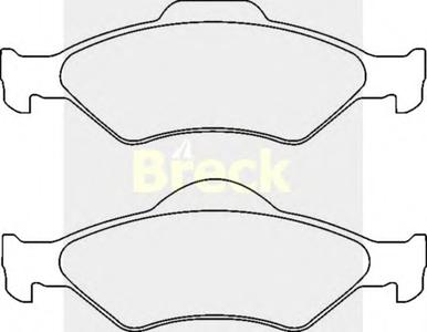 Комплект тормозных колодок, дисковый тормоз BRECK 23200 00 702 00