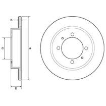 Тормозной диск DELPHI BG3203