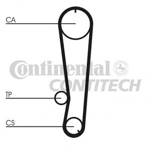 Комплект ремня ГРМ CONTITECH CT 655