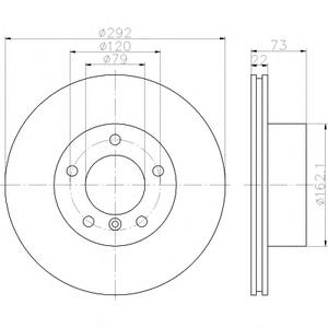 Тормозной диск TEXTAR 98200 1328 0 1