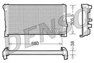 Радиатор охлаждения DENSO DRM13010