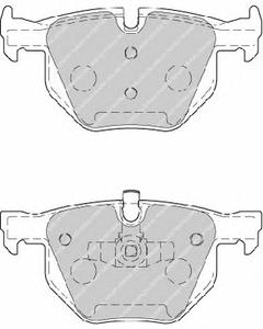 Комплект тормозных колодок, дисковый тормоз FERODO FDB1808