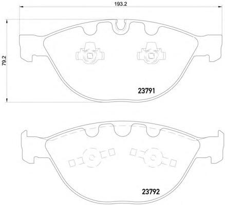 Комплект тормозных колодок, дисковый тормоз TEXTAR