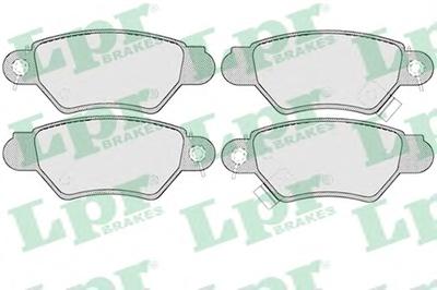 Комплект тормозных колодок, дисковый тормоз LPR 05P699