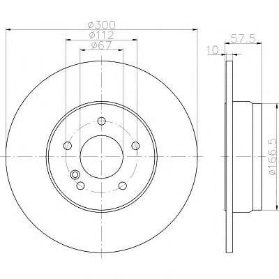 Тормозной диск TEXTAR