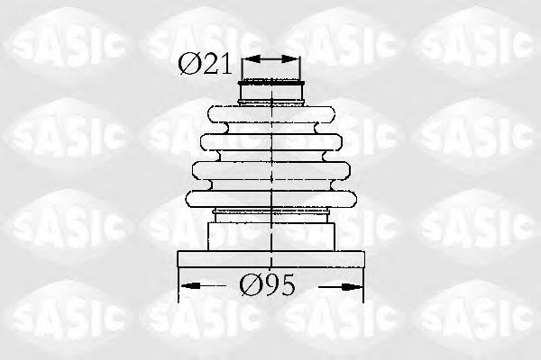 Пыльник ШРУСа SASIC