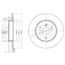 Тормозной диск DELPHI