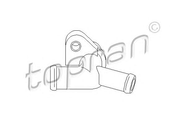 Фланец охлаждающей жидкости TOPRAN