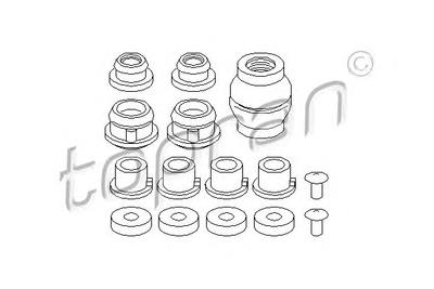 Ремкомплект, рычаг переключения TOPRAN 107 673