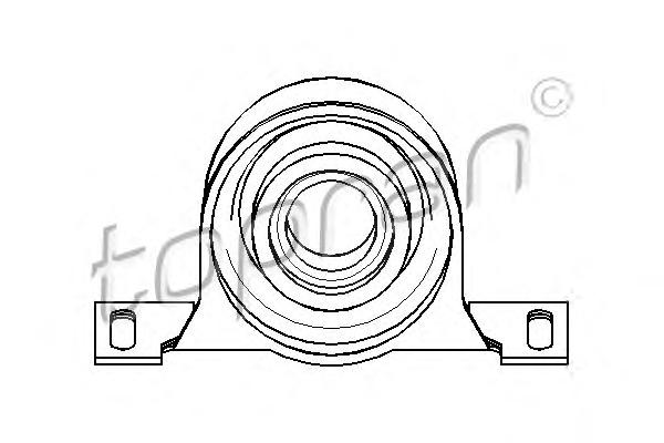 Подвеска, карданный вал TOPRAN