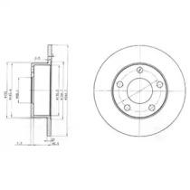 Тормозной диск DELPHI BG3382