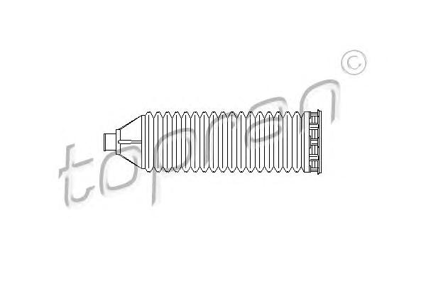 Пыльник рулевой рейки TOPRAN