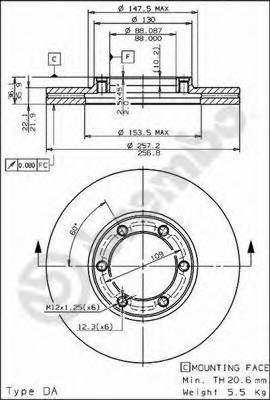 Тормозной диск BREMBO