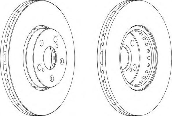 Тормозной диск FERODO