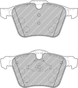Комплект тормозных колодок, дисковый тормоз FERODO FDB1898