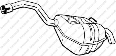 Глушитель BOSAL 154-353