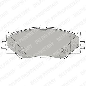 Комплект тормозных колодок, дисковый тормоз DELPHI