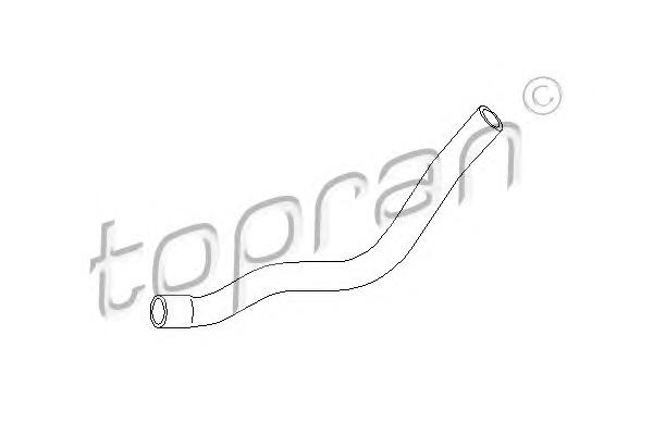 Патрубок системы охлаждения TOPRAN