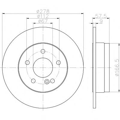 Тормозной диск TEXTAR