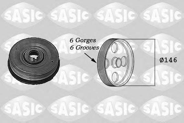 Ременный шкив, коленчатый вал SASIC