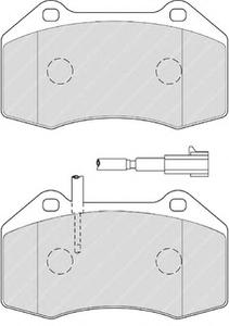 Комплект тормозных колодок, дисковый тормоз FERODO FDB4320