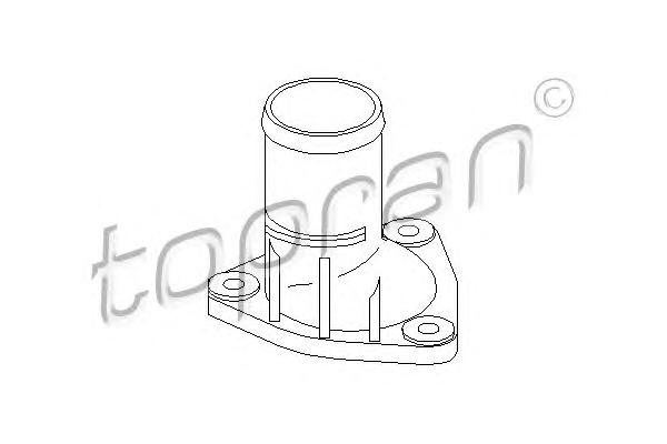 Фланец охлаждающей жидкости TOPRAN