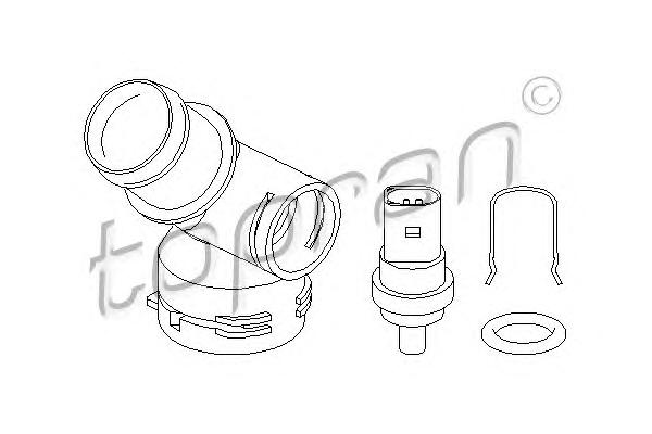 Фланец охлаждающей жидкости TOPRAN