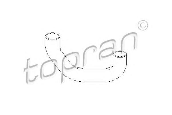 Патрубок системы охлаждения TOPRAN