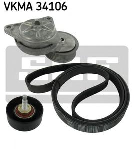 Поликлиновой ременный комплект SKF VKM 34010