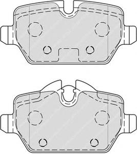 Комплект тормозных колодок, дисковый тормоз FERODO FDB4383