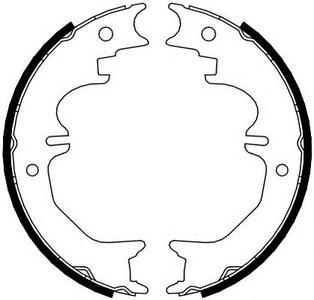 Комплект тормозных колодок, стояночная тормозная система FERODO FSB4120