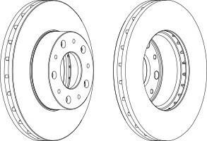Тормозной диск FERODO