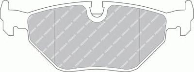 Комплект тормозных колодок, дисковый тормоз FERODO FDB578