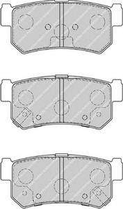 Комплект тормозных колодок, дисковый тормоз FERODO FDB1937