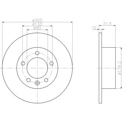 Тормозной диск TEXTAR