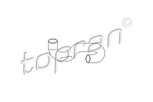 Патрубок системы охлаждения TOPRAN