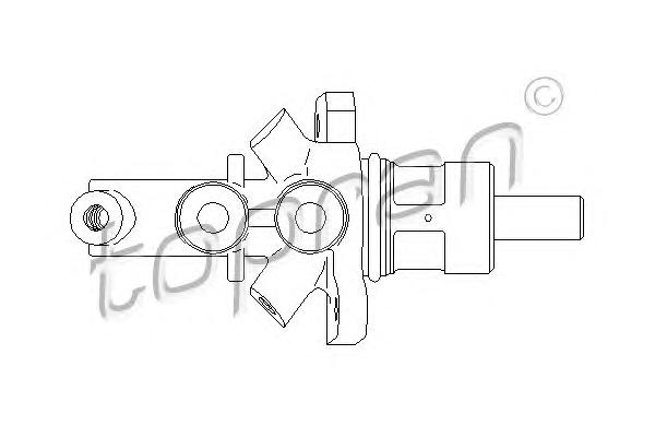 Главный тормозной цилиндр TOPRAN